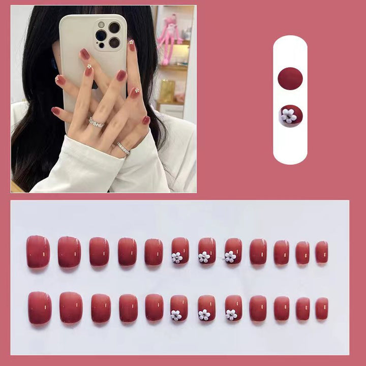 Elegant artificial nails with floral designs Kalsten