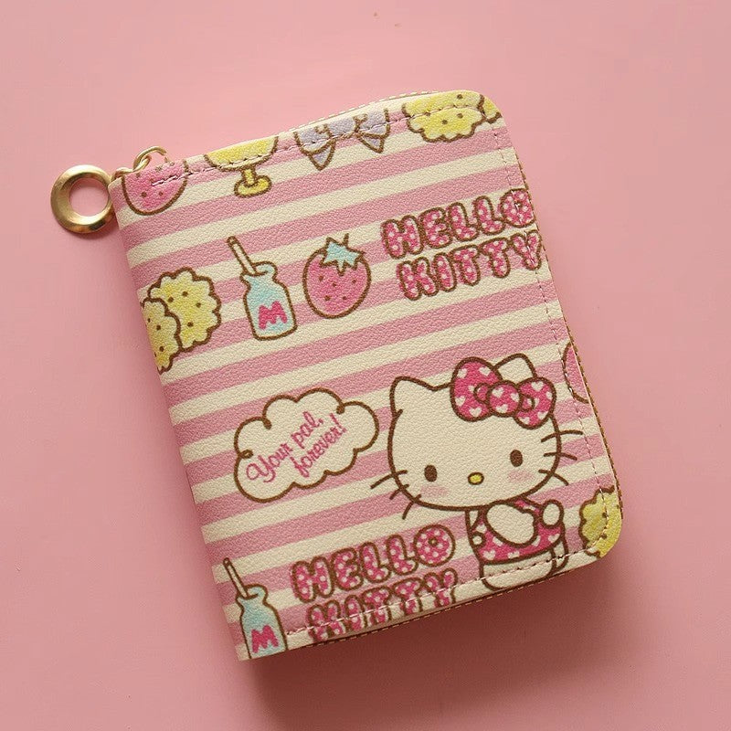 Hello Kitty-Themed Zip Around Wallet Kalsten