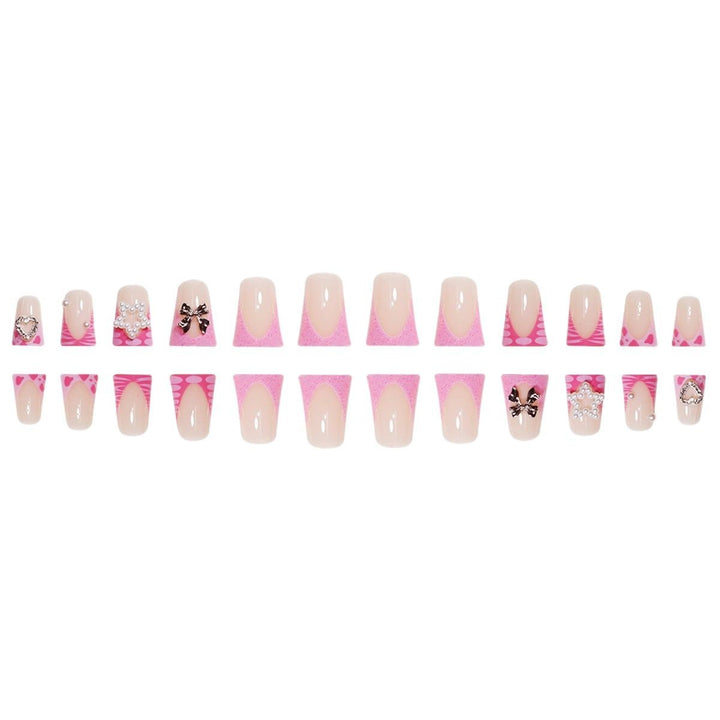 Decorative Press-On Nail Extensions with 3D Accents Kalsten