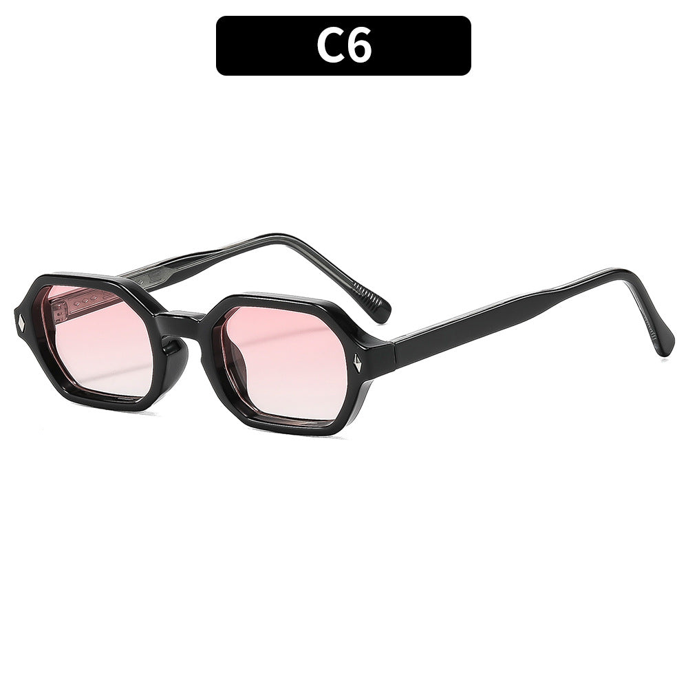 Geometric Hexagonal Sunglasses