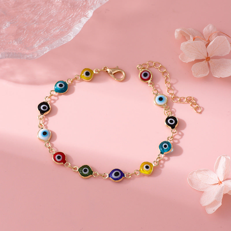 Decorative Evil Eye Charm Bracelet Kalsten