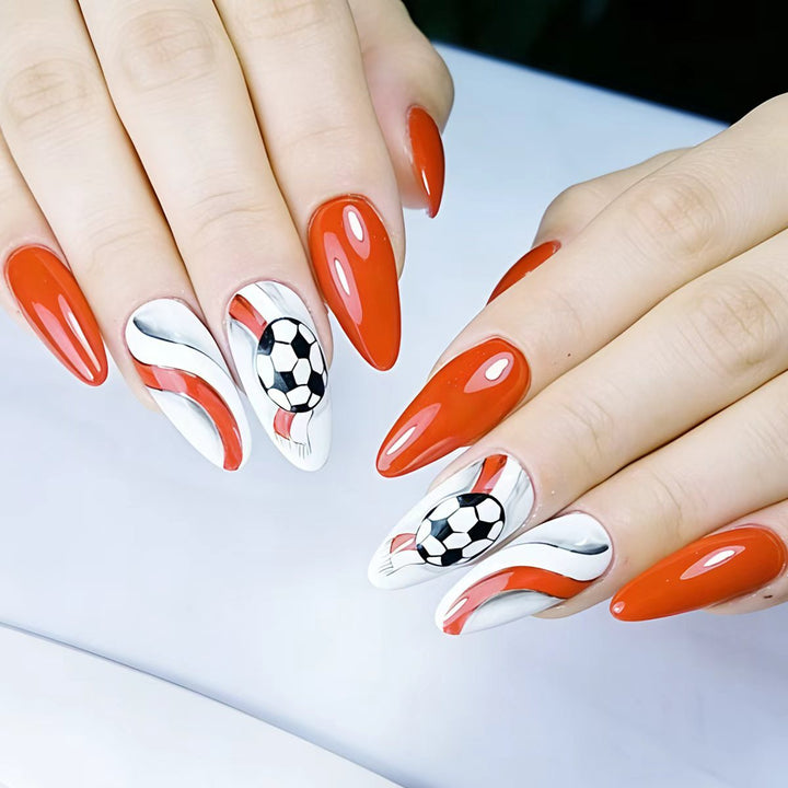 Artificials Nails in Creative Soccer Design Kalsten