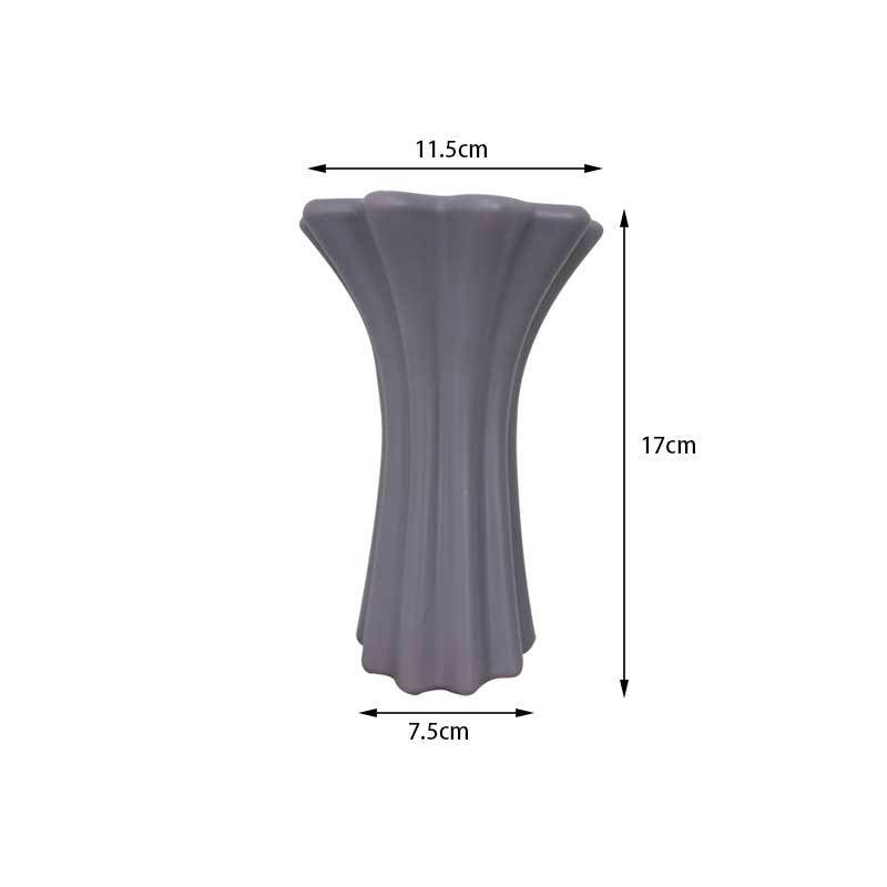 Sculpted Decorative Floral Vase Kalsten