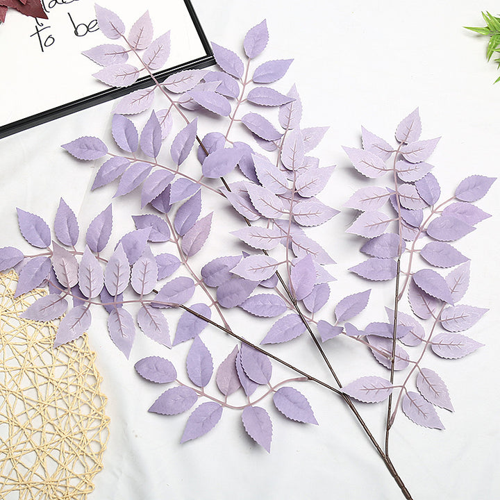 Elegant Faux Leaf Stem Arrangement