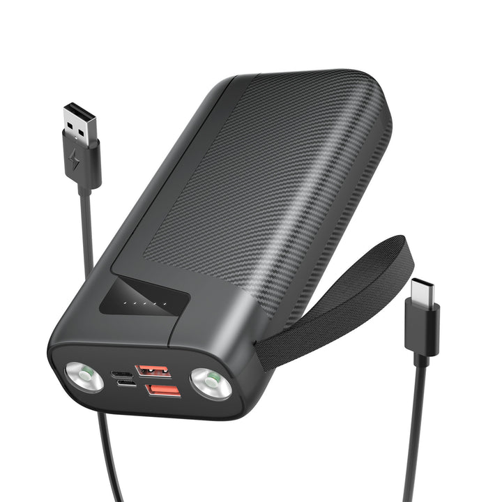 Powerful power bank with integrated LED lighting and fast charging function Kalsten