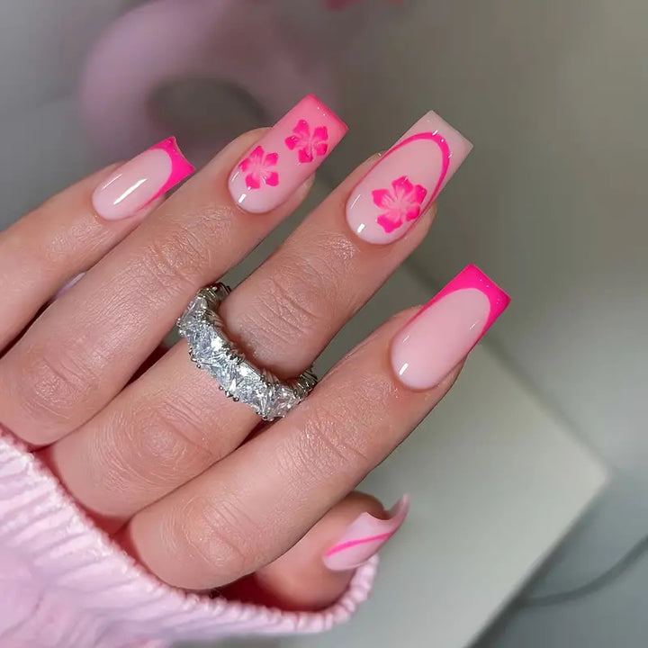 Artistic Floral Design Press-On Nails Kalsten 1787368885