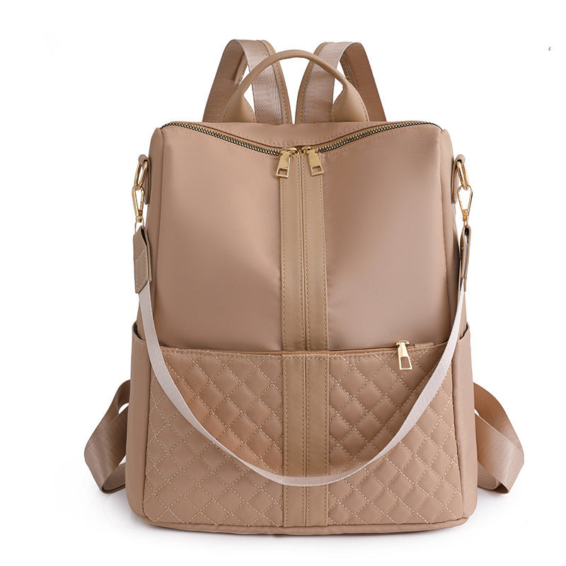 Quilted Multi-Compartment Backpack Kalsten