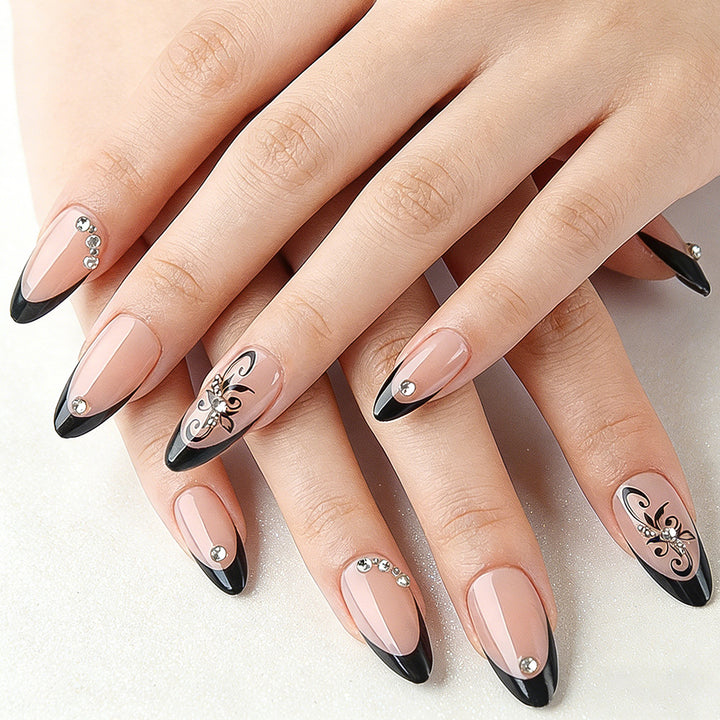 Elegant Sculpted Stiletto Press-On Nails Kalsten
