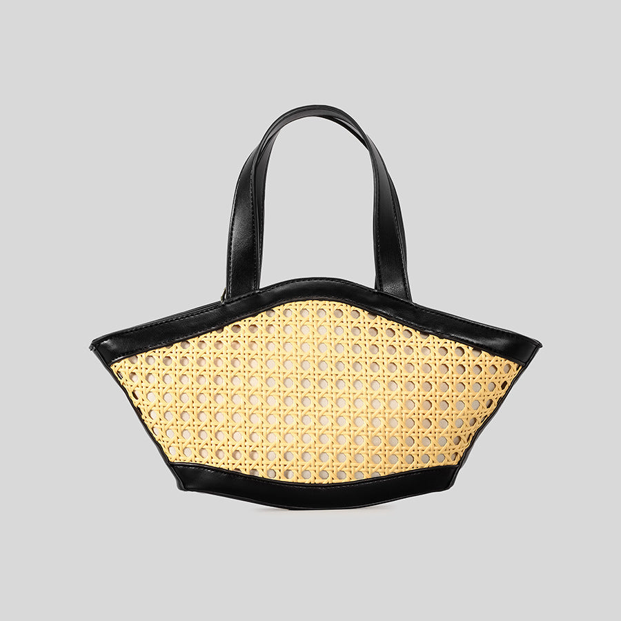 Elegant Woven Statement Tote