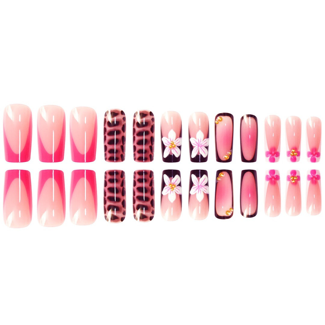 Artistic Floral Press-On Nail Extensions Kalsten 1787913978