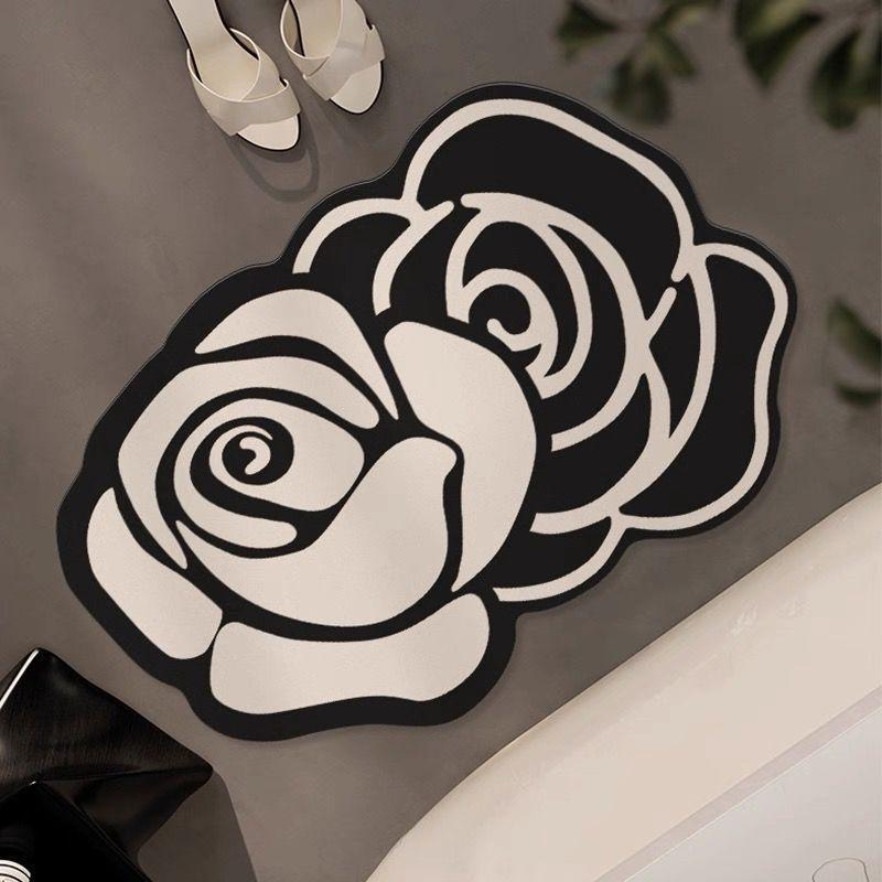 Floral Shaped Area Rug