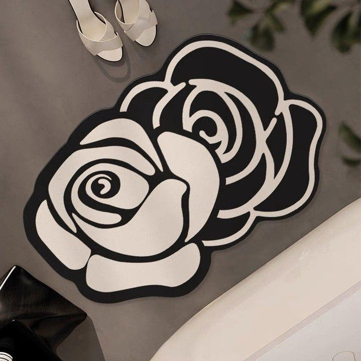 Floral Shaped Area Rug