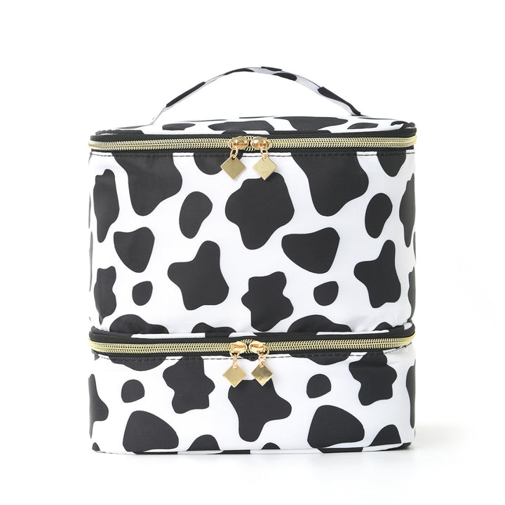 Cosmetic storage bag with two separate compartments Kalsten