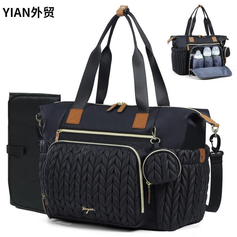 Multi-Purpose Quilted Diaper Tote Bag Kalsten
