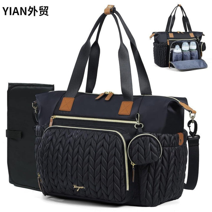 Multi-Purpose Quilted Diaper Tote Bag Kalsten