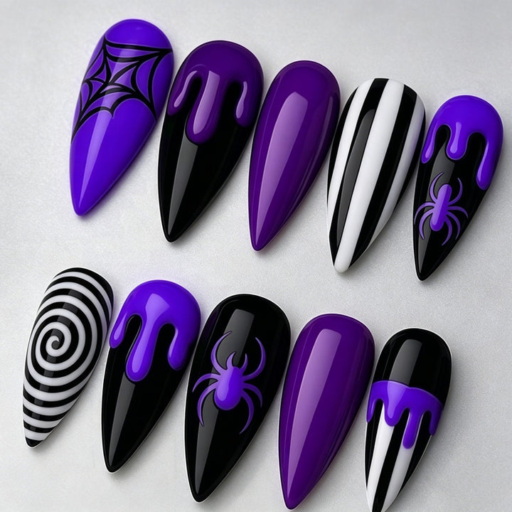 Creative Nail Art Set with Halloween Motif Kalsten
