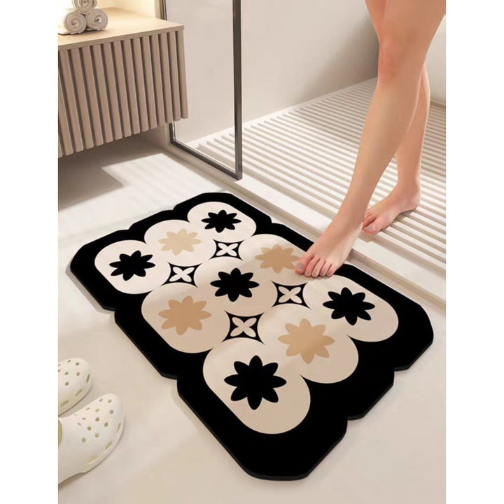 Abstract Geometric Bath Mat Kalsten