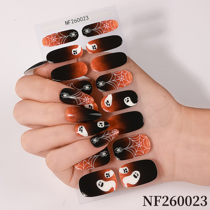 Halloween-Inspired Nail Art Wraps