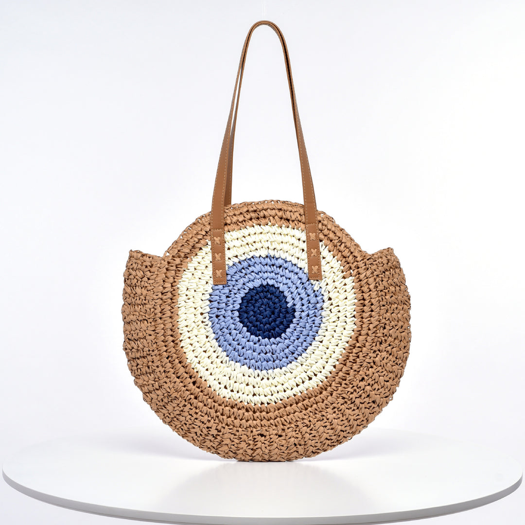 Handmade Round Rattan Bag Kalsten