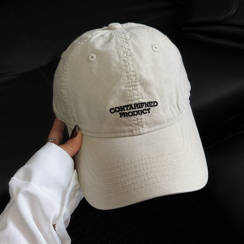 Minimalist Embroidered Baseball Cap