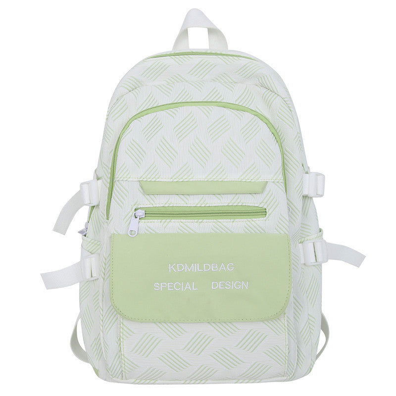 Geometric Patterned Backpack