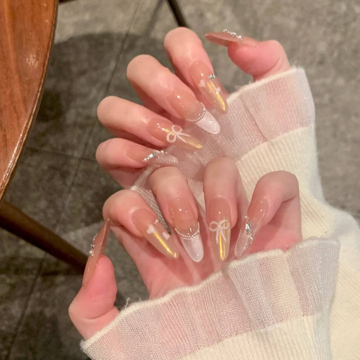Premium Glittering Press-On Nail Extensions Kalsten