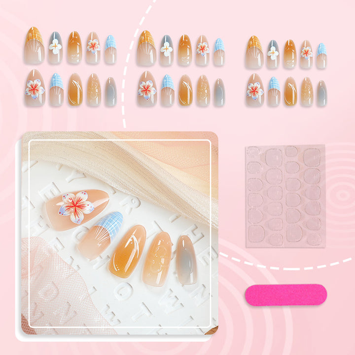 Floral and Ocean-Inspired Press-On Nails Kalsten