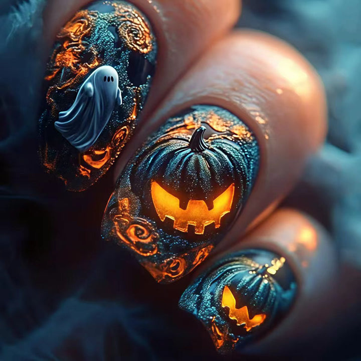 Artificial nails with Halloween design Kalsten