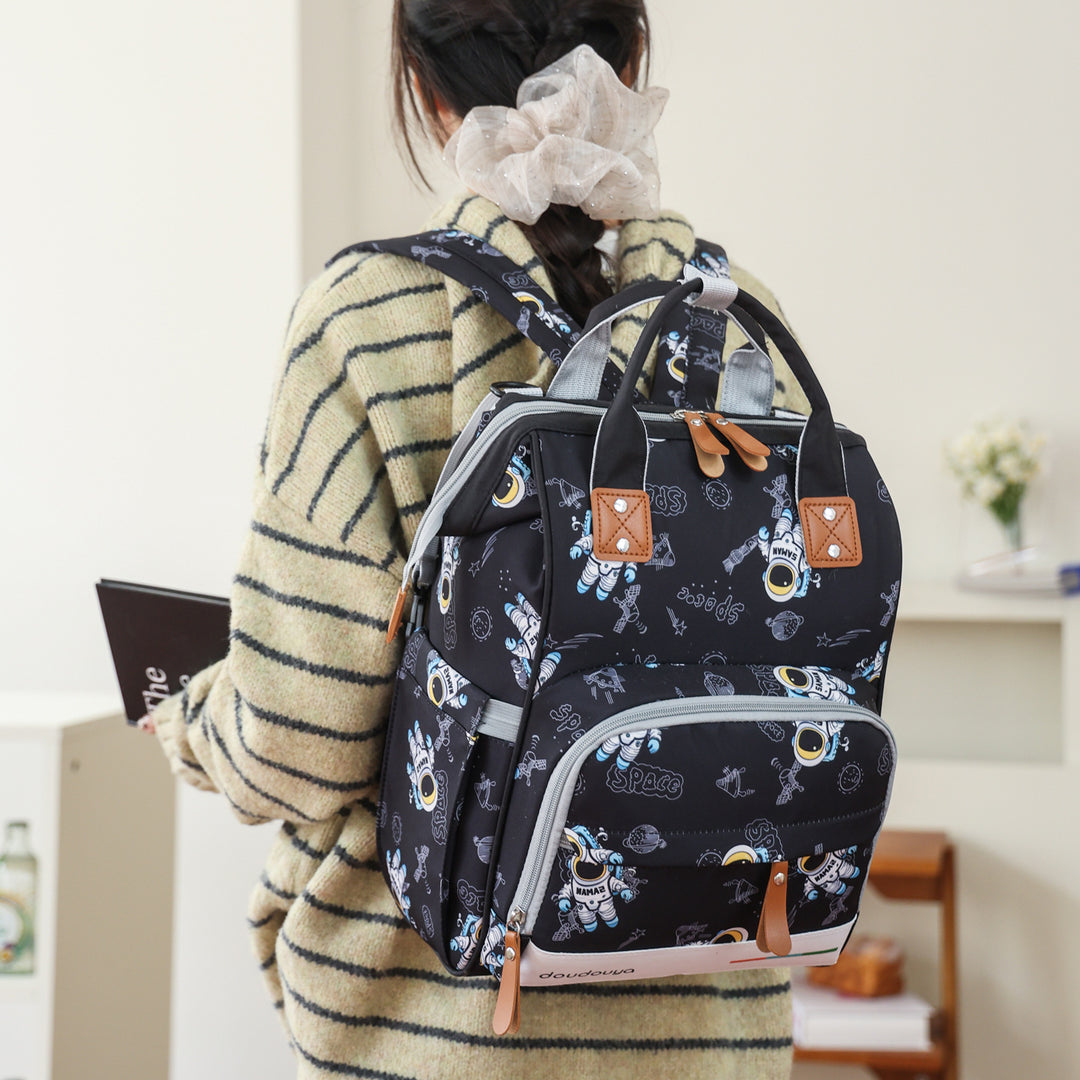 Cartoon-Themed Multi-Compartment Backpack Kalsten