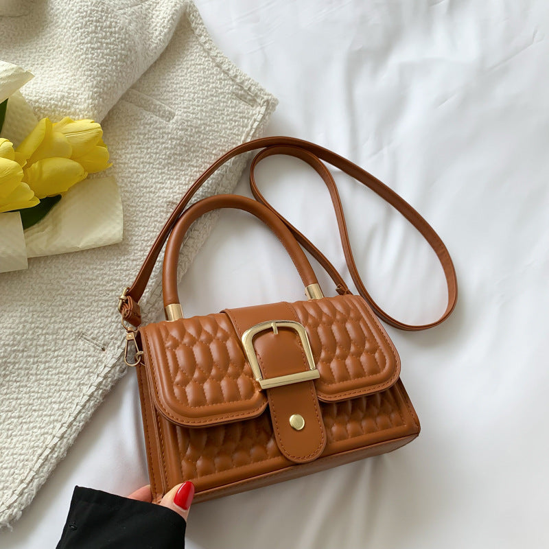 Quilted Structured Handbag