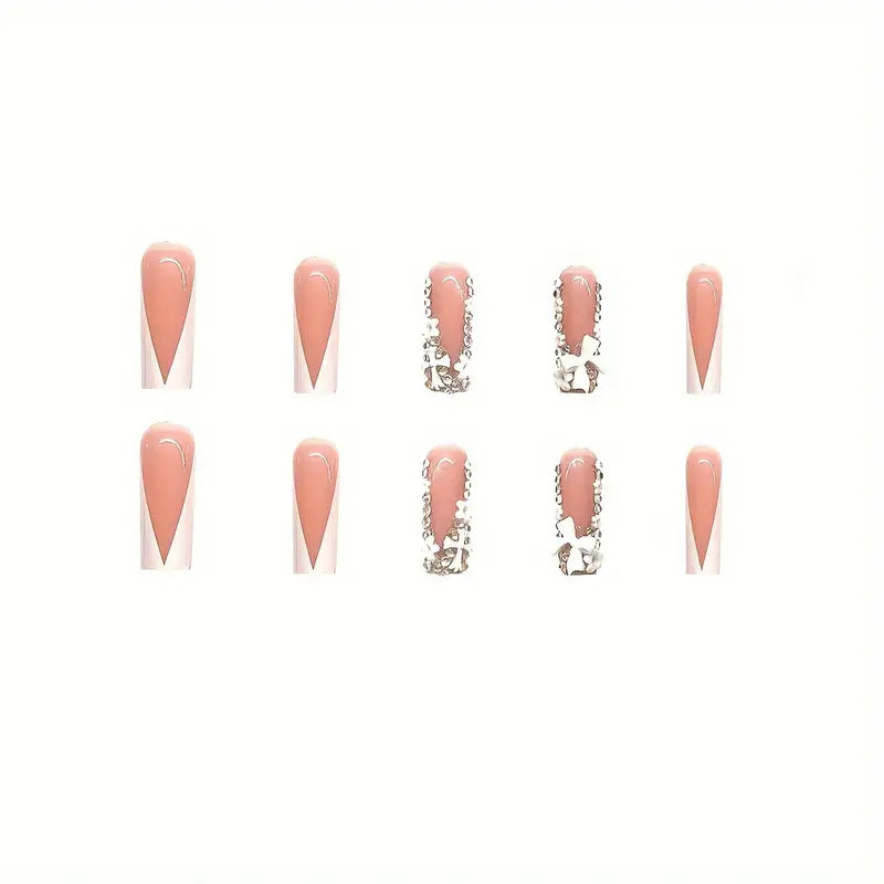 Glamorous Long Stiletto Press-On Nail Set Kalsten