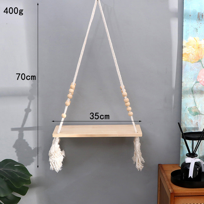 Hanging Wooden Shelf Kalsten
