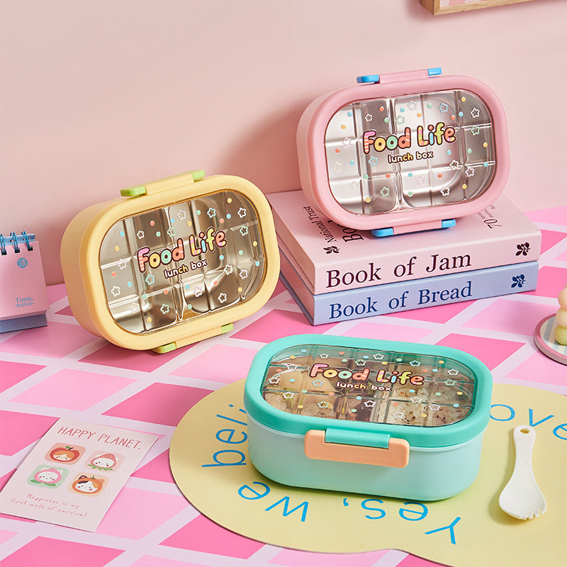 Multi-Compartment Food Storage Lunch Box