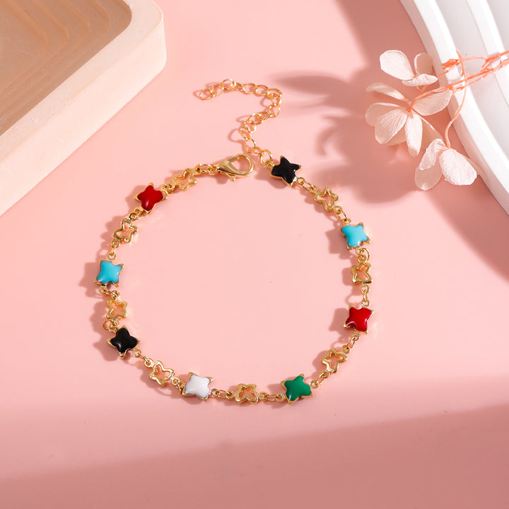 Colorful Star Charm Bracelet Kalsten