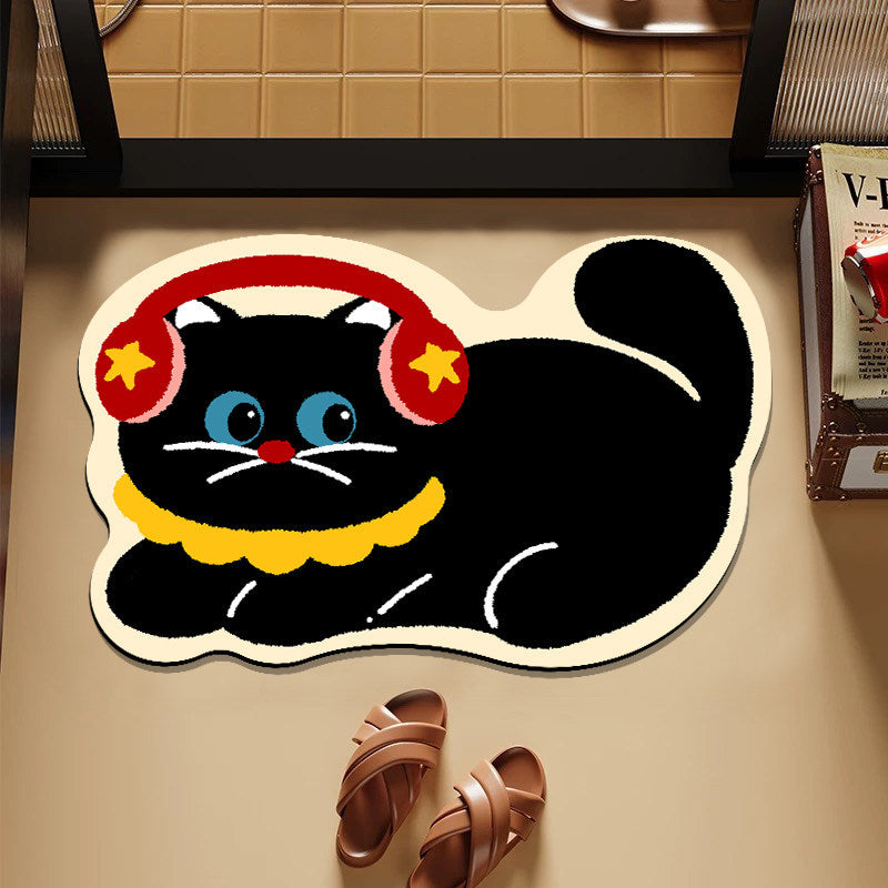 Playful Hamburger-Themed Bath Mat Kalsten