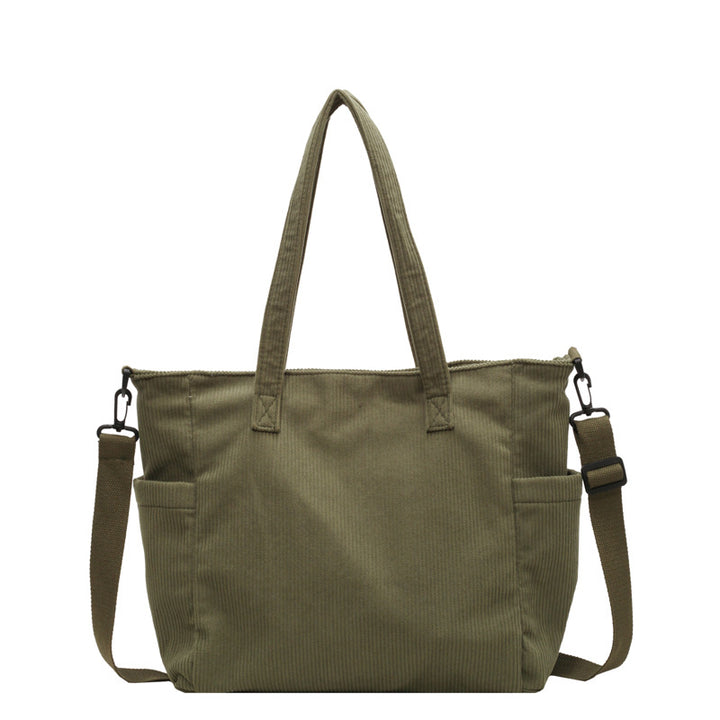 Textured Multi-Pocket Travel Tote Kalsten