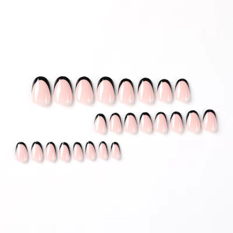 Acrylic nail set with elegant French tips and exciting ombre design Kalsten