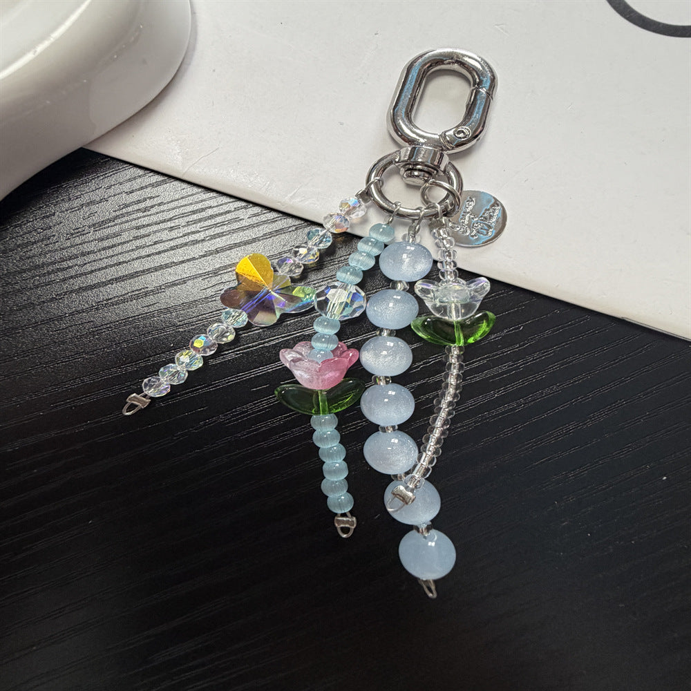 Decorative Beaded Charm Keychain Kalsten 1790135130