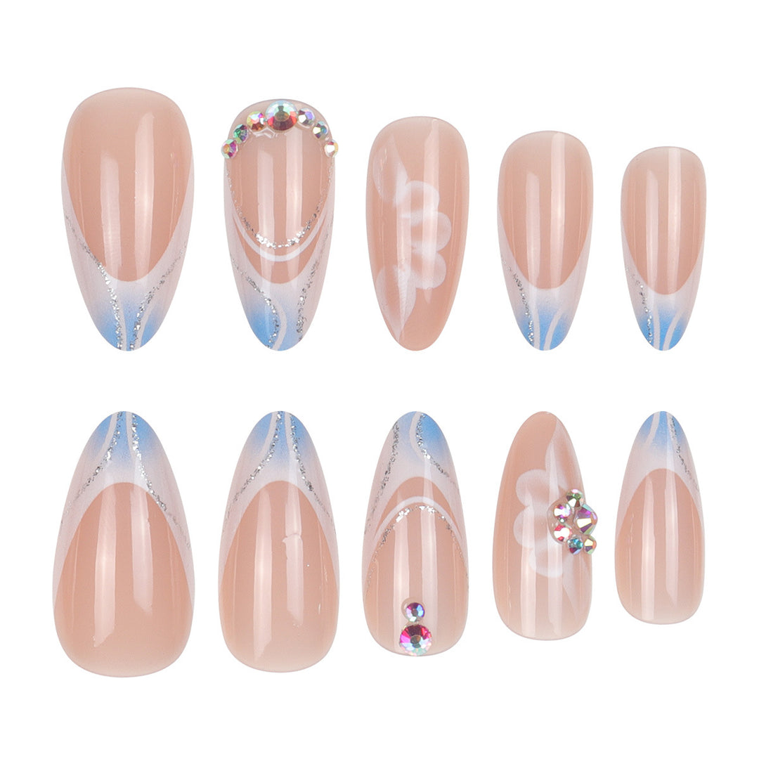 Stylish Floral Dream Press-On Nails Kalsten