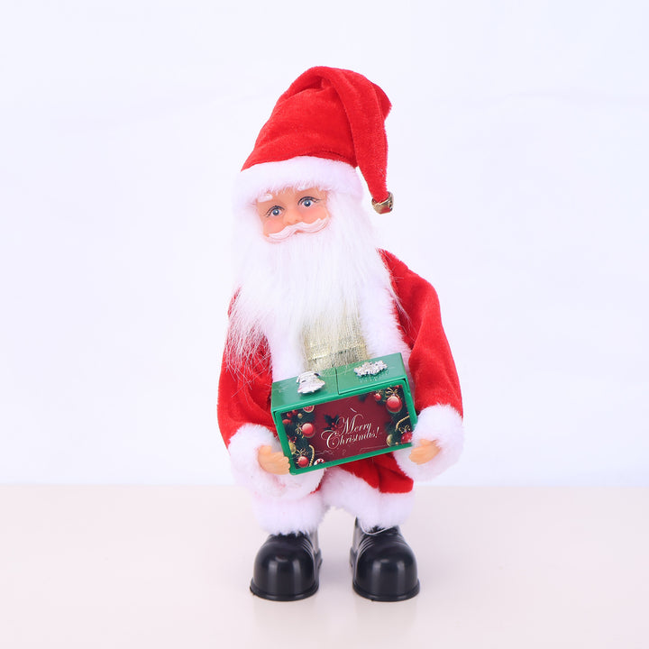 Decorative Santa Claus figure with candy
