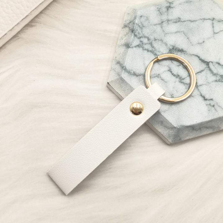Unisex keychain with elegant artificial leather design Kalsten
