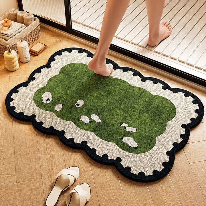 Decorative Cartoon Cloud-Shaped Area Rug