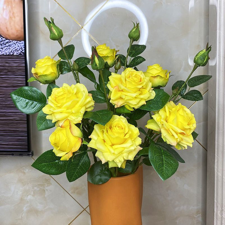 Realistic Artificial Rose Floral Arrangement