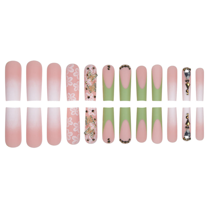 Floral-Inspired Press-On Nail Art Kalsten
