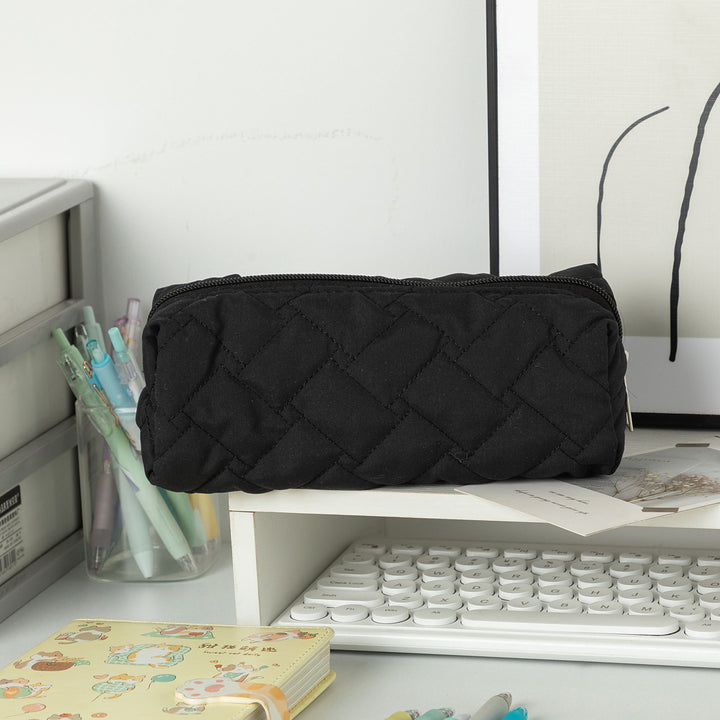Quilted Textured Pencil Case Kalsten