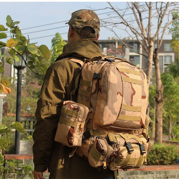 Tactical Backpack With Versatile Storage Space And Modular Pockets Kalsten