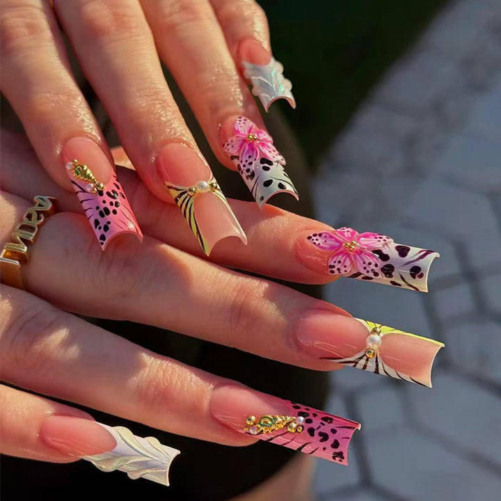 Artistic Floral Nail Tip Collection Kalsten