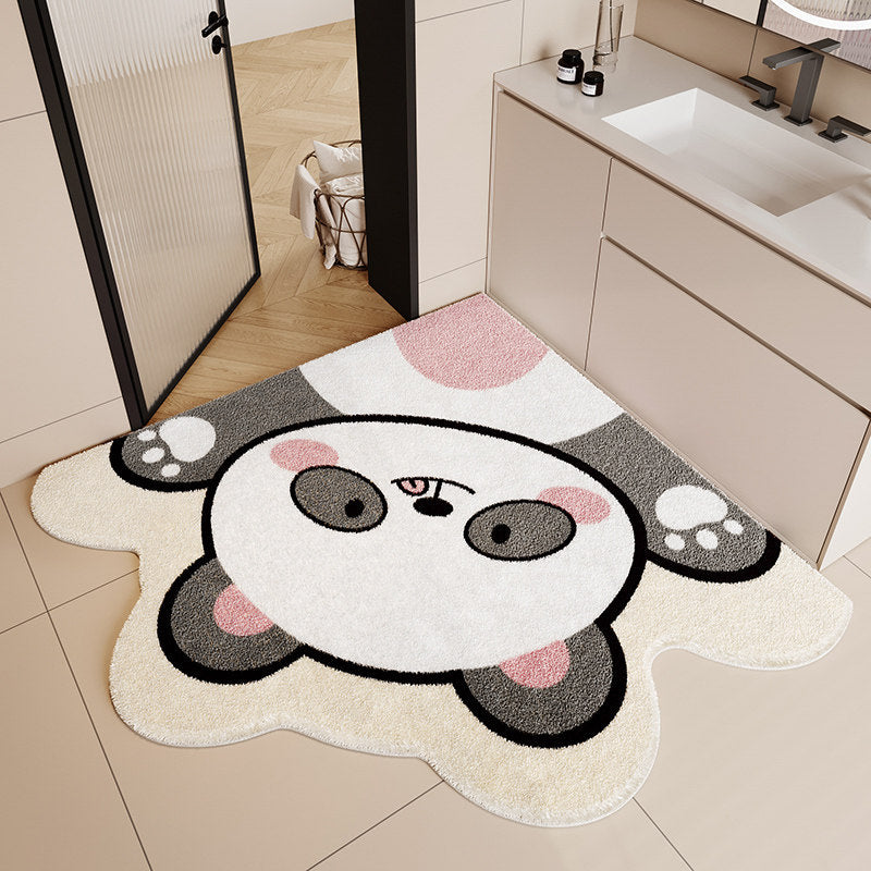 Cartoon Bunny-Shaped Bath Mat