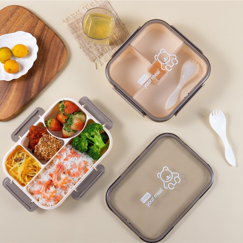 Multifunctional Meal Prep Bento Box with Compartments