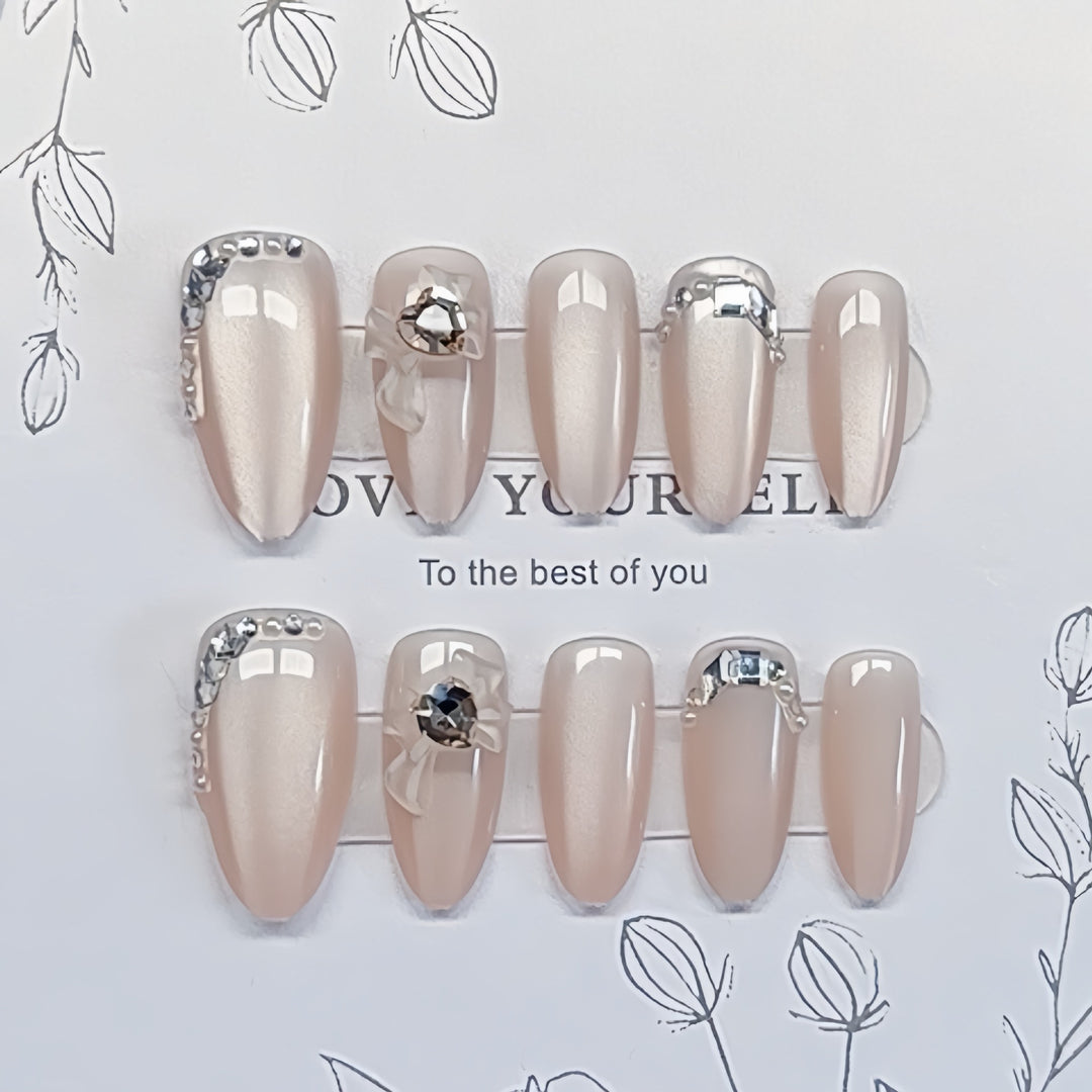 Elegant Press-On Nail Art Set Kalsten